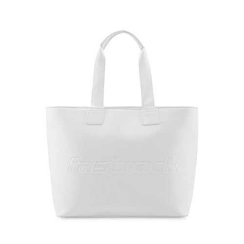 Fastrack White College Tote Bag For Women - SaumyasStore