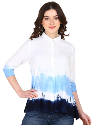 Maaesa Women Shirt (White) - SaumyasStore