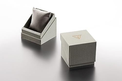 GUESS Men Black Round Stainless Steel Dial Analog Watch - SaumyasStore