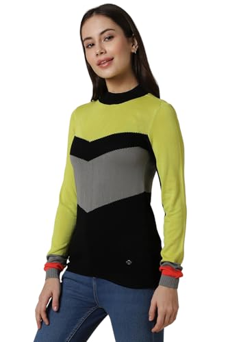 Allen Solly Women's Regular Fit Blouse (Black) - SaumyasStore