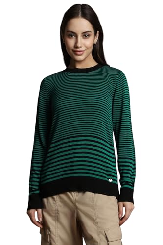 Allen Solly Women's Regular Fit Blouse (Green) - SaumyasStore