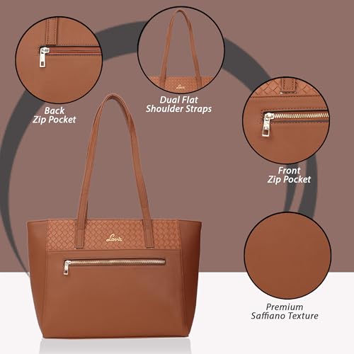 Lavie Women's Bot Ziptula Tote Bag | Ladies Purse Handbag - SaumyasStore