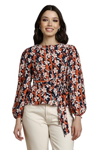 Allen Solly Women's Regular Fit Blouse (Multi) - SaumyasStore