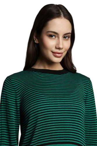 Allen Solly Women's Regular Fit Blouse (Green) - SaumyasStore