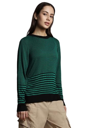 Allen Solly Women's Regular Fit Blouse (Green) - SaumyasStore