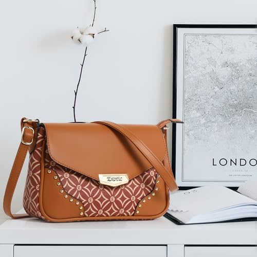 EXOTIC A Stylish and Durable Sling Bag for Modern Women (TAN) - SaumyasStore