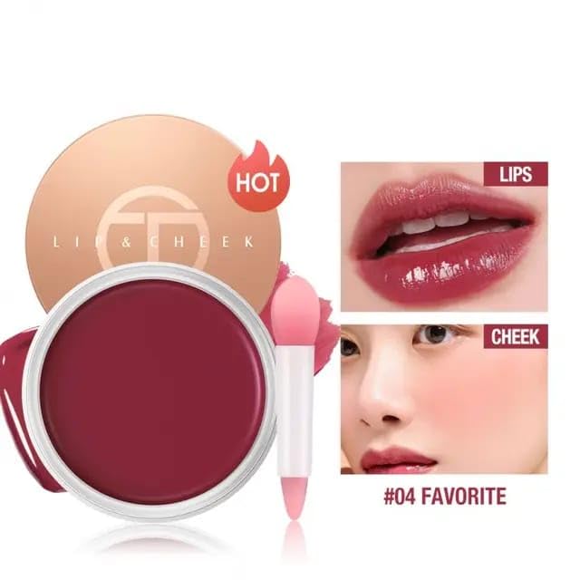 COSLUXE O TWO O 2 in 1 Hydrating Gloss Lip & Cheek Balm Semi-Matte Finish 6g (05 SILENCE) - SaumyasStore