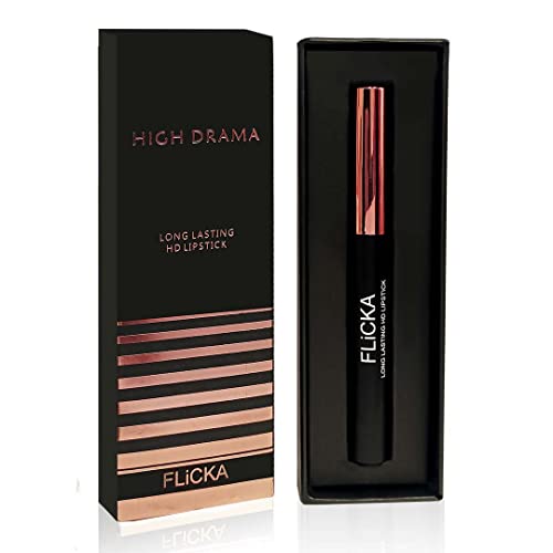 FLiCKA High Drama Creamy Matte Lipstick| Non-transfer HD Lipstick, Waterproof, Hydrating, Moisturizing, Upto 16Hrs, 06 jealous, 3.2 - SaumyasStore