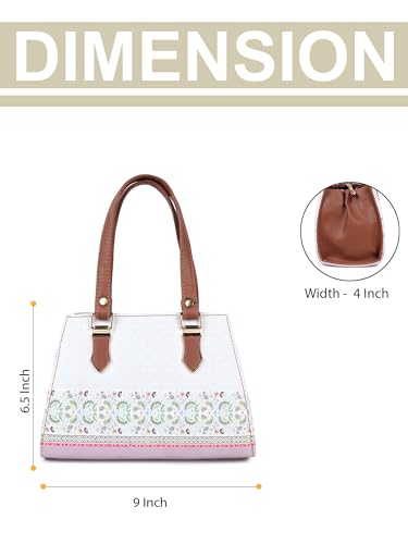 YOYOWING Pista Sling bag for women PU Synthetic Leather Cross body Ladies sling purse travel Floral Pattern - SaumyasStore