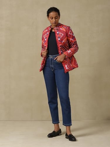 Aarke Ritu Kumar Pink Quilted Jacket - SaumyasStore