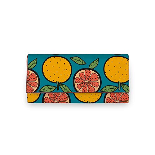 ShopMantra Wallet for Women's | Women's Wallet | Clutch | Ladies Purse | Made with Vegan Leather | Holds Upto 6 Cards | 2 Notes and 1 Coin Compartment | Magnetic Closure | Multicolor - SaumyasStore