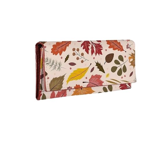 ShopMantra Wallet for Women's | Women's Wallet | Clutch | Vegan Leather | Holds Upto 6 Cards | 2 Notes and 1 Coin Compartment | Magnetic Closure | Multicolor - SaumyasStore