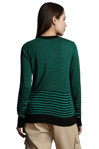 Allen Solly Women's Regular Fit Blouse (Green) - SaumyasStore