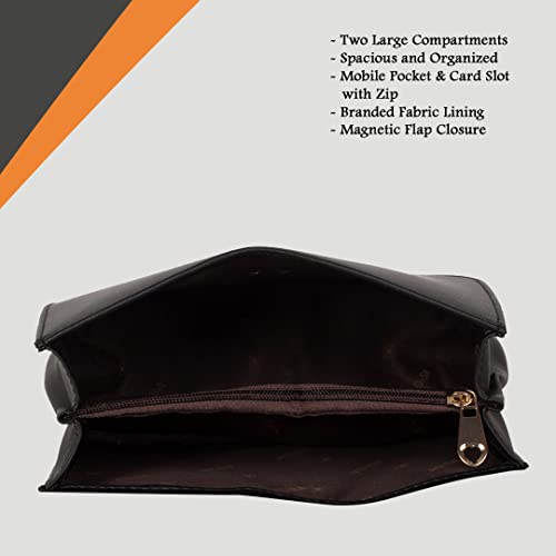 ADISA Women's Sling Bag (Black) - SaumyasStore