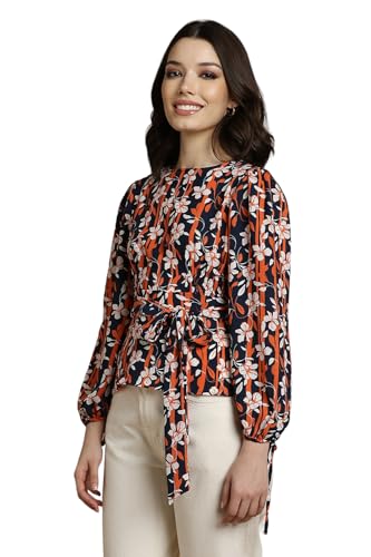 Allen Solly Women's Regular Fit Blouse (Multi) - SaumyasStore