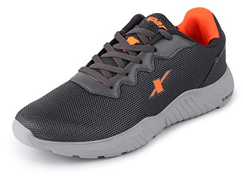 Sparx Mens Darkgreyneonorange Running Shoe - SaumyasStore