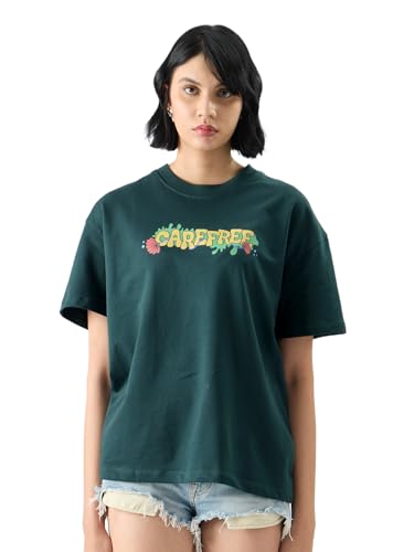 The Souled Store TSS Originals: Free Spirit Women Oversized T-Shirts - SaumyasStore