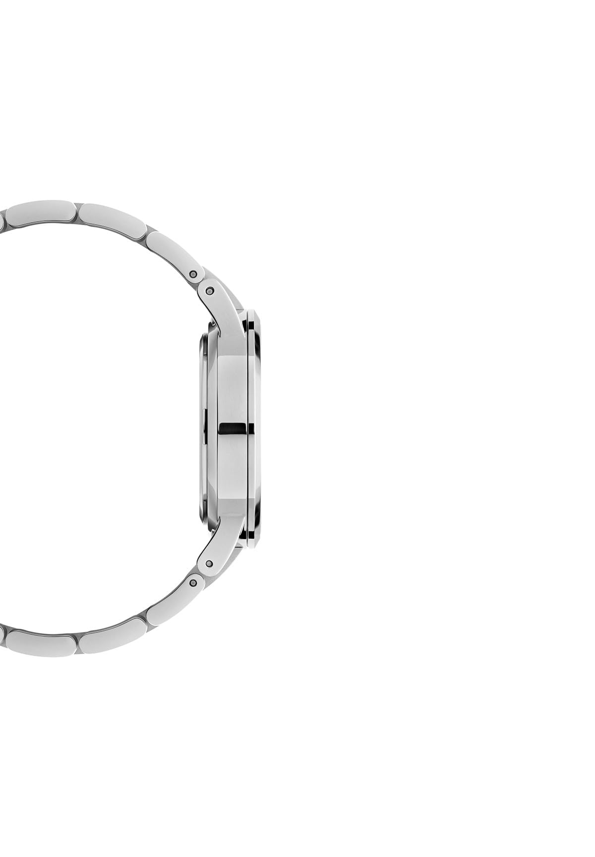 Daniel Wellington Iconic Link Blush 28mm Pink Dial Silver Watch for Women - SaumyasStore