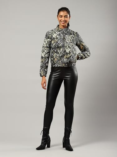 Label RITU KUMAR Black Printed Jacket - SaumyasStore