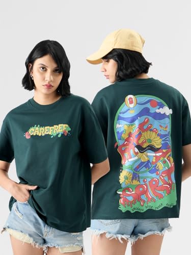 The Souled Store TSS Originals: Free Spirit Women Oversized T-Shirts - SaumyasStore