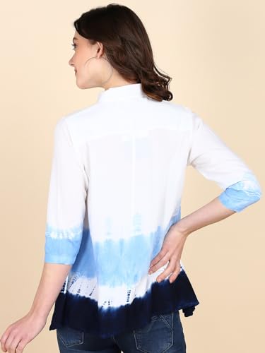 Maaesa Women Shirt (White) - SaumyasStore