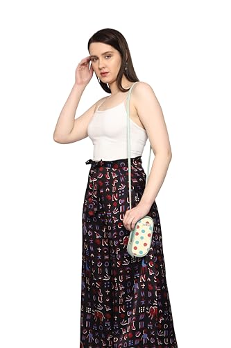 SACCI MUCCI Phone Pouch, Mobile Bag, Women's Wallet Sling Crossbody Bag for Mobile Cell Phone, Crossbody Phone Bag - Cute Polka (Mint green) - SaumyasStore