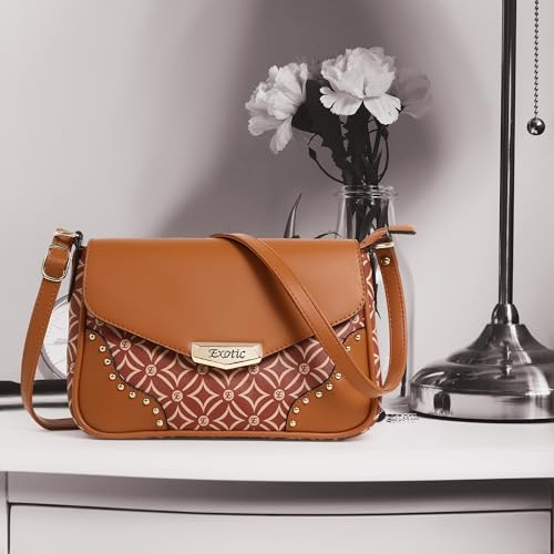 EXOTIC A Stylish and Durable Sling Bag for Modern Women (TAN) - SaumyasStore