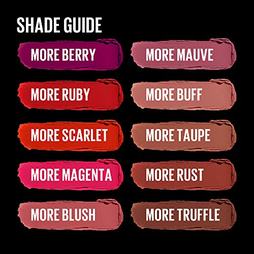 Maybelline Color Sensational Ultimatte Matte Lipstick, Non-Drying, Intense Color Pigment, More Rust, Rusty Red, 1 Count - SaumyasStore