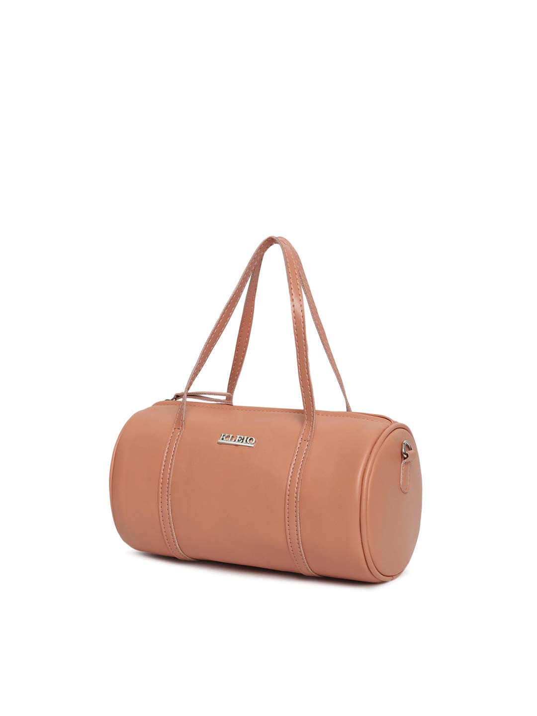KLEIO Small Round Cross-Body Side Sling Hand Bag for Girls Women (HO8015KL-PE_Peach) - SaumyasStore