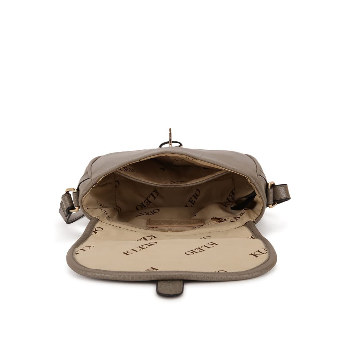 KLEIO Snake Faux Leather Side Cross Body Sling Bag for Women's/Girls (HO8053KL-GY)(GREY) - SaumyasStore