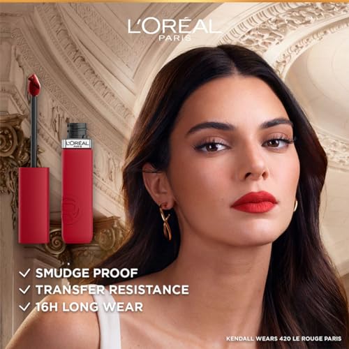 L'Oreal Paris Infallible Matte Resistance Liquid Lipstick, Breakfast in Bed 105, 5 ml - SaumyasStore