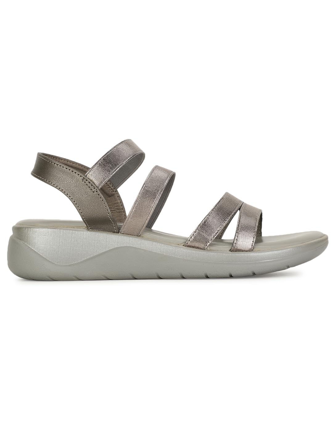 Hush Puppies NOAH Women Casual Sandal In SILVER - SaumyasStore