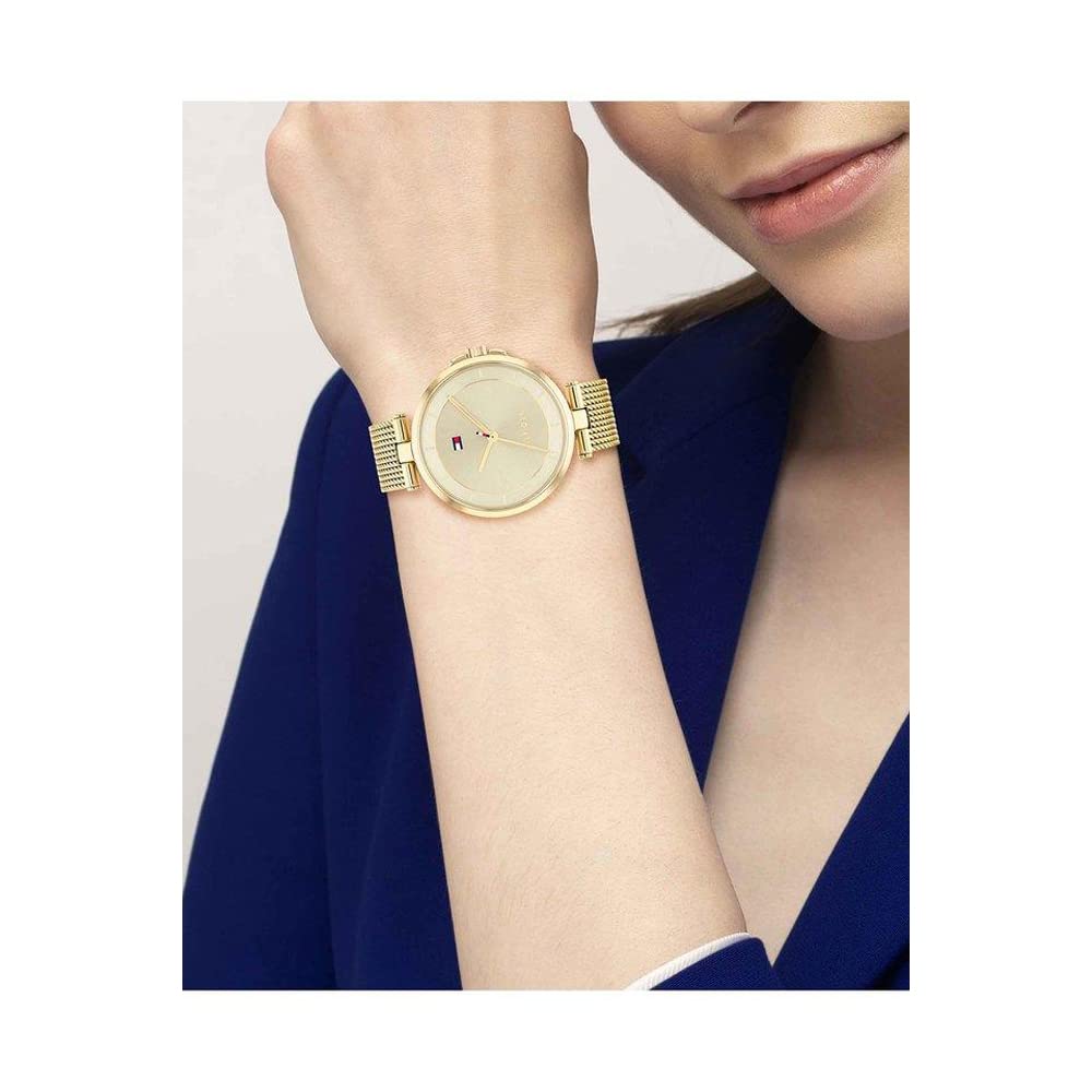 Tommy Hilfiger CAMI Analog Beige Dial Women's Watch - SaumyasStore