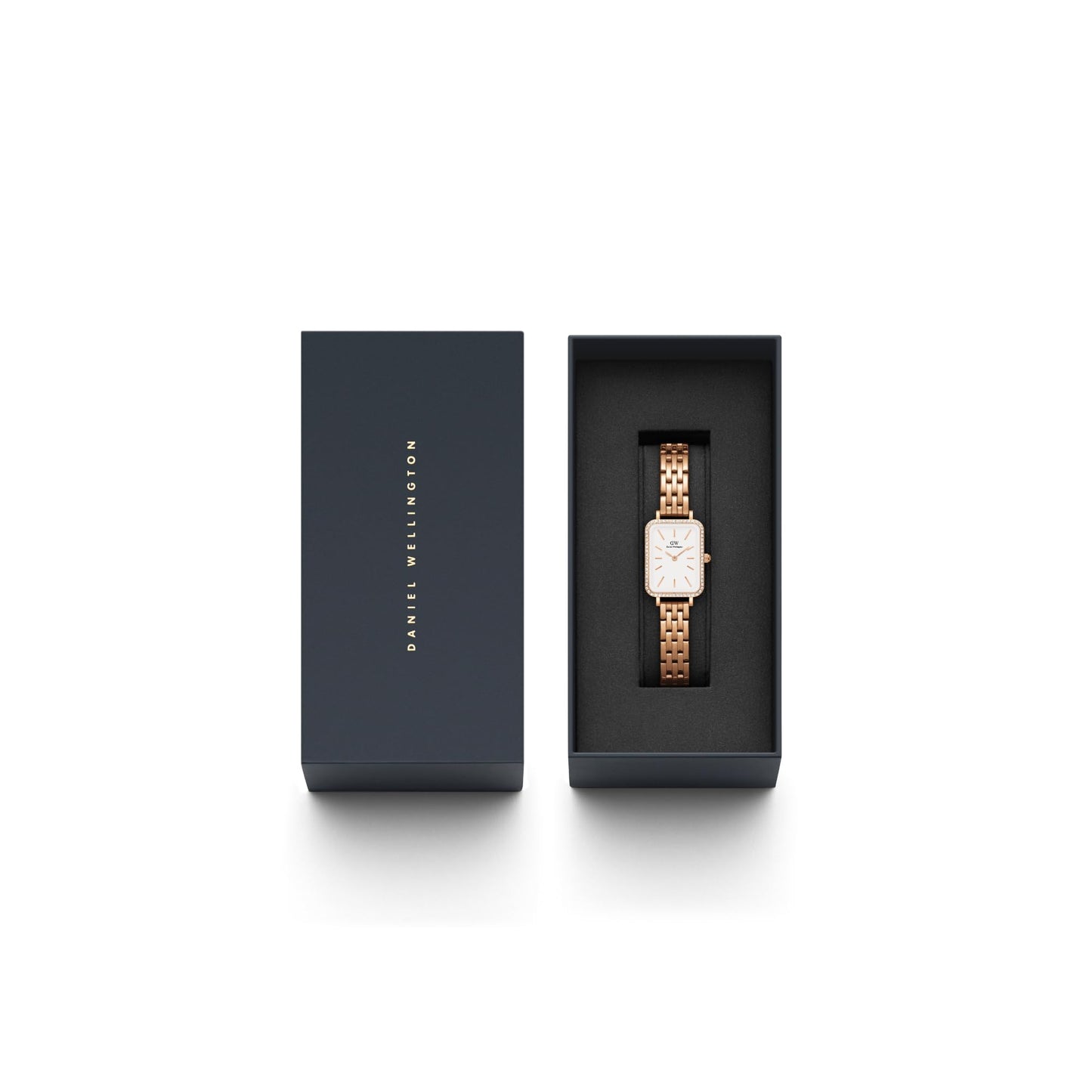 Daniel Wellington Women Analogue White Square Dial Watch- DW00100672K - SaumyasStore