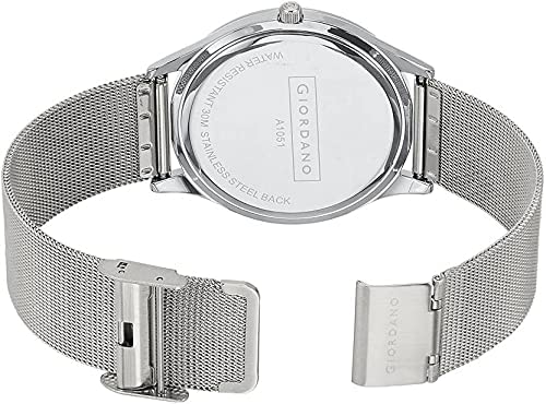 Giordano Analog Wrist Watch for Man with Color Variant |Classy Wired Mesh Band - A1051 - SaumyasStore