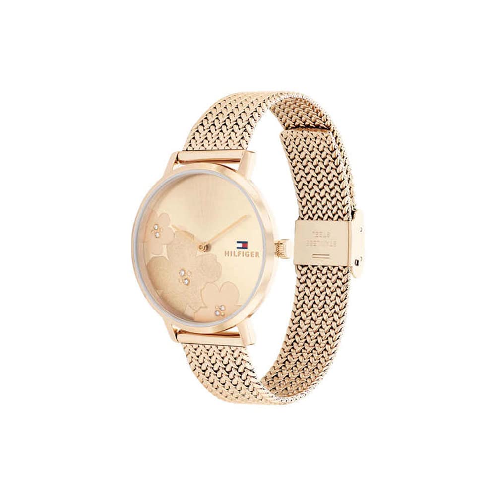 Tommy Hilfiger Analog Gold Dial Women's Watch - SaumyasStore