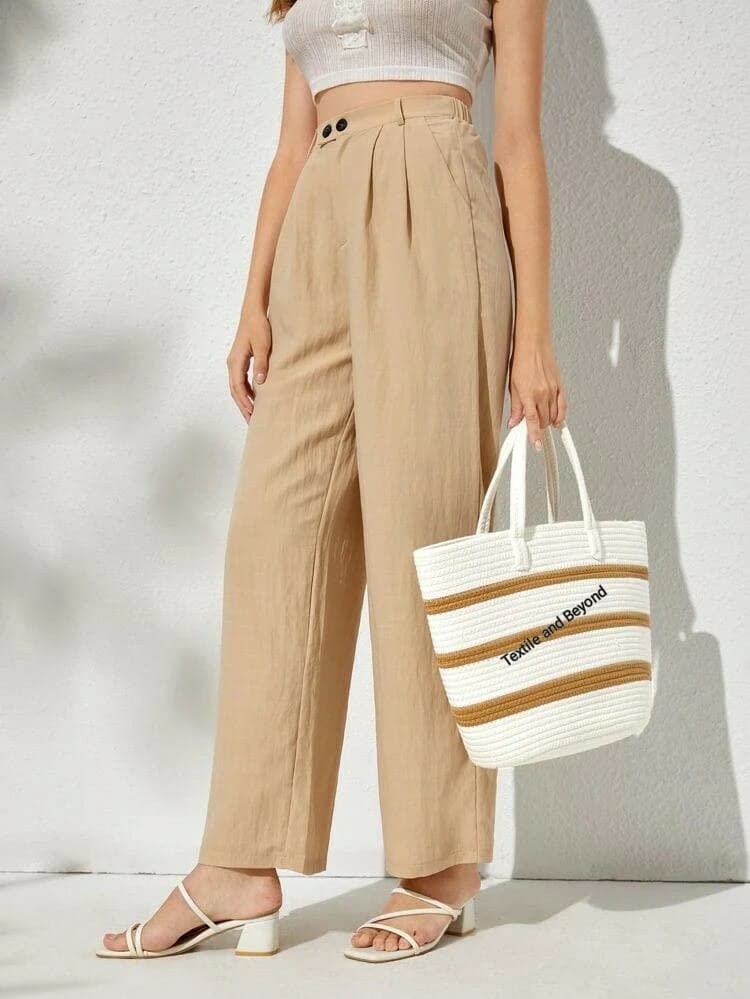 Textile and Beyond boho stylish big leather handbags for ladie girls women laptop shoulder box tote bag branded purse college office shopping travel birthday gift for sister mother - SaumyasStore