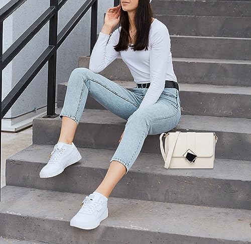 ADISA Women's Girls Party Sling Bag Crossbody (Cream) - SaumyasStore