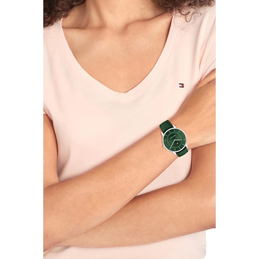 Tommy Hilfiger Women Green Dial Analog Watch Analog Green Dial Women's Watch - SaumyasStore