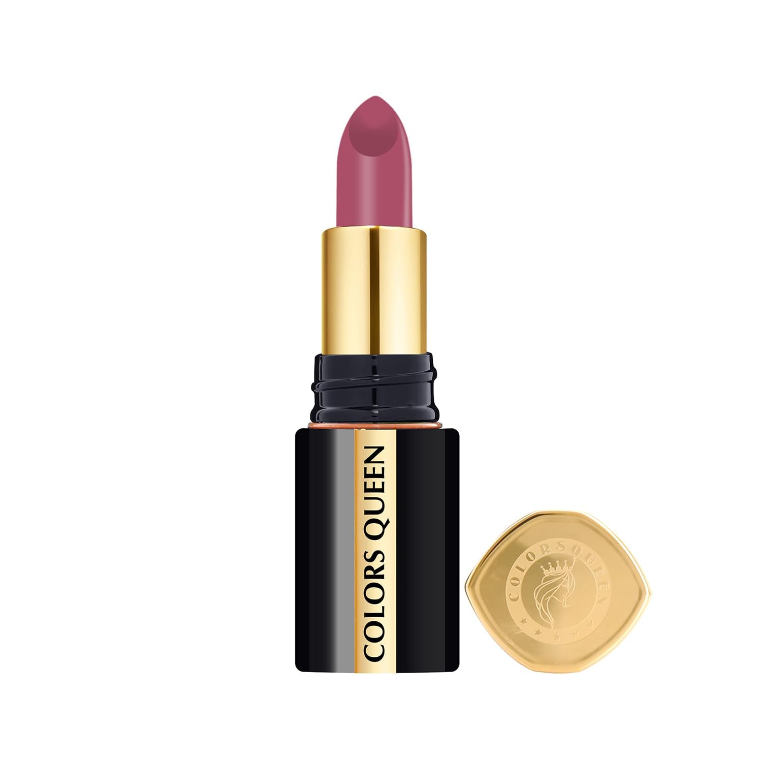 Colors Queen Luxury Matte Non Transfer Lipstick - 06 Nude Toast, 4g | Highly Pigmented, Single Stroke Application, Ultra Matte Long Lasting Lipstick | Smudge Proof & Waterproof Lipstick for Women - SaumyasStore