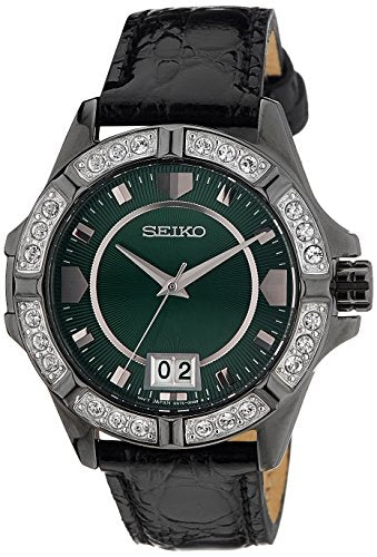 Seiko Lord Analog Green Dial Women's Watch - SaumyasStore