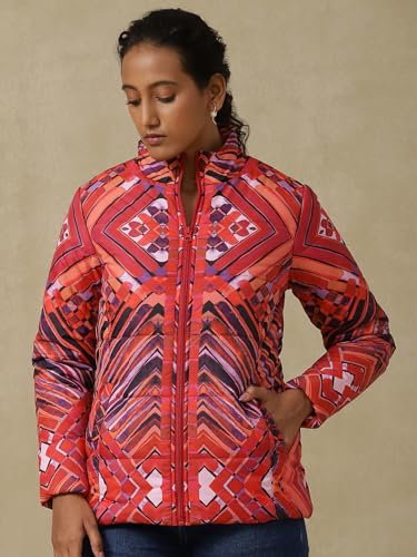 Aarke Ritu Kumar Pink Quilted Jacket - SaumyasStore