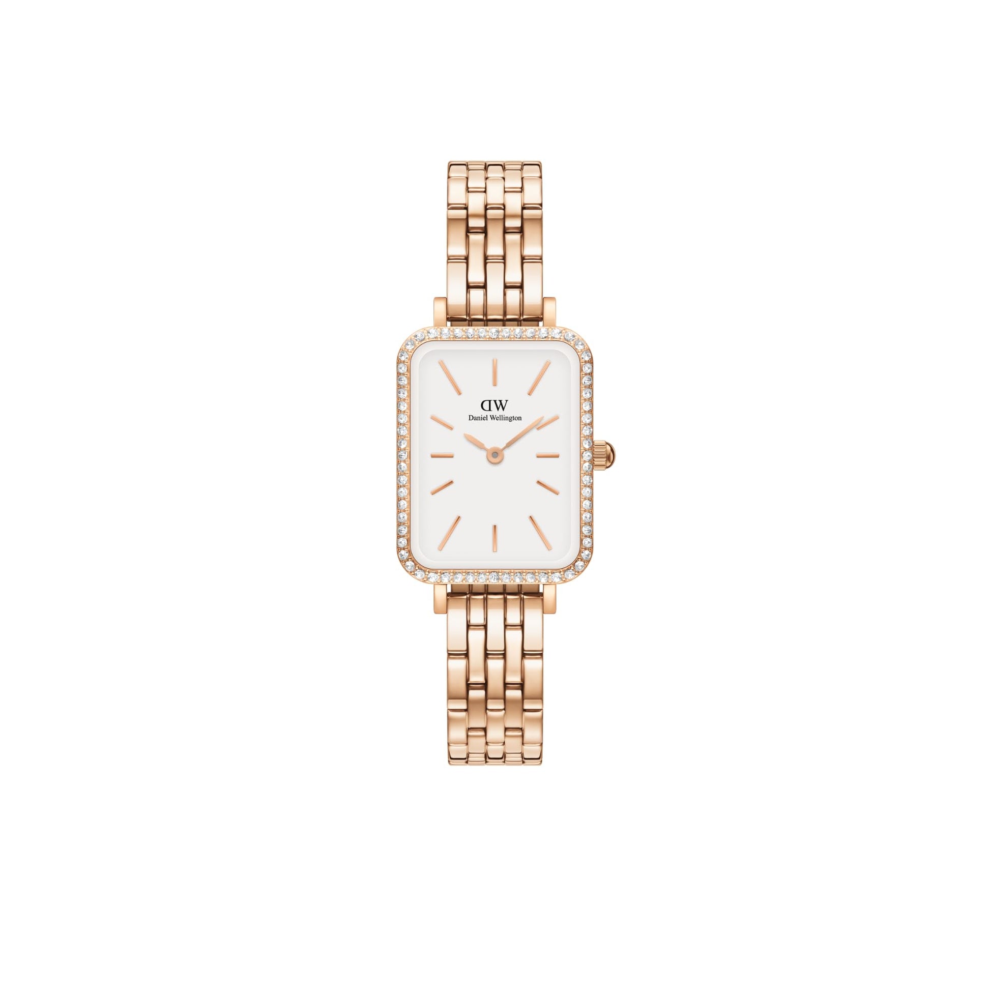 Daniel Wellington Women Analogue White Square Dial Watch- DW00100672K - SaumyasStore