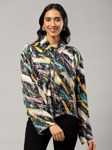 Label RITU KUMAR Black Printed Jacket - SaumyasStore