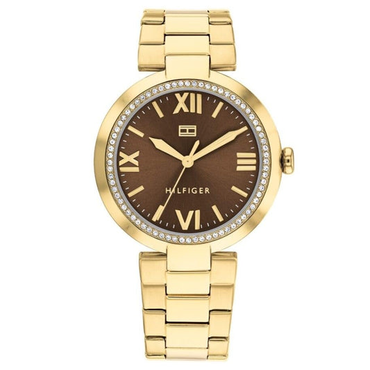 Tommy Hilfiger Analog Brown Dial Women's Watch - SaumyasStore