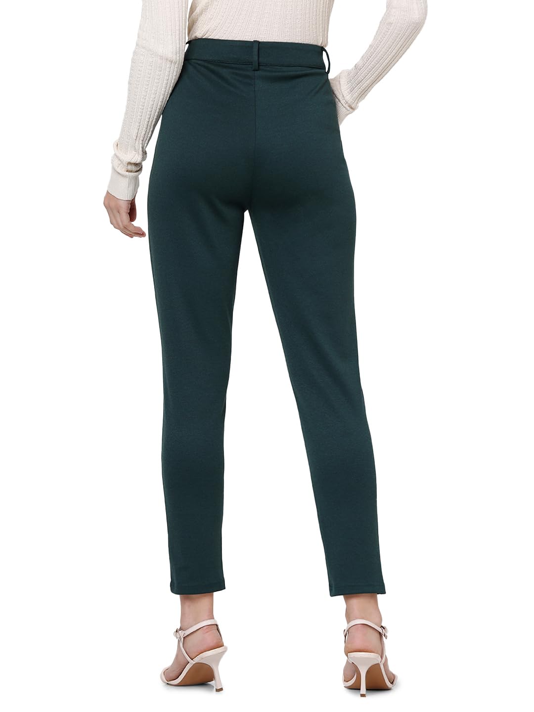 VERO MODA Women's Slim Pants (Ponderosa Pine) - SaumyasStore