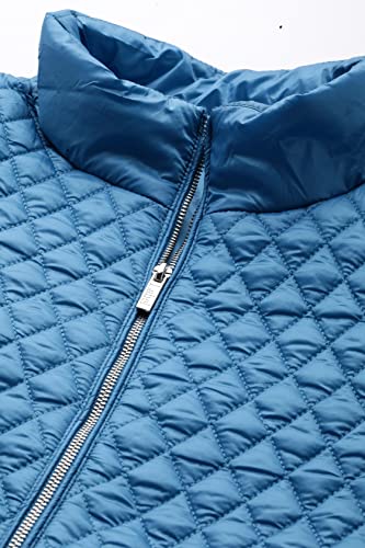 Label RITU KUMAR Blue Solid Puffer Jacket - SaumyasStore