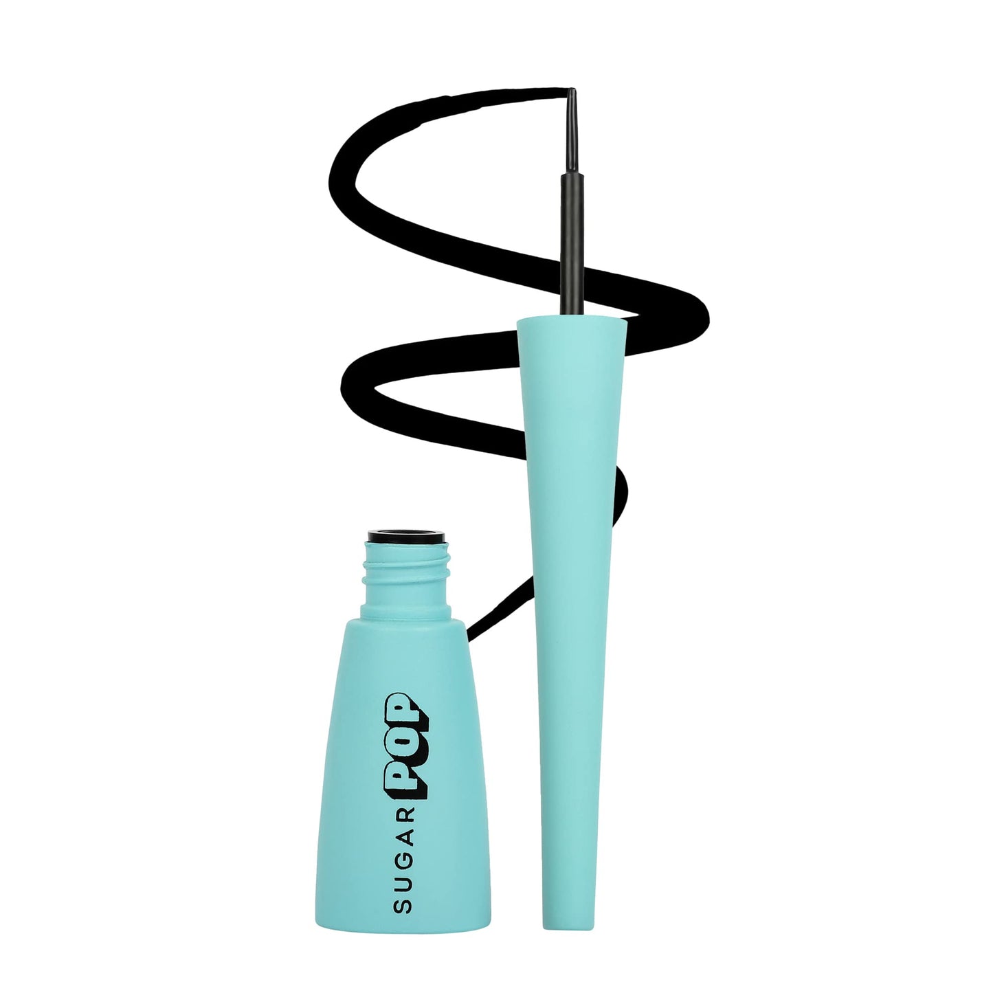 Sugar Pop Matte Finish Eyeliner, Smudge-Proof, Water-Resistant, Quick Drying | Lasts Up To 10 Hours - 01 Black - SaumyasStore