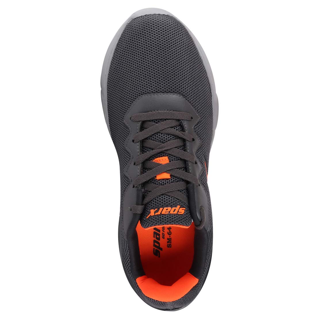Sparx Mens Darkgreyneonorange Running Shoe - SaumyasStore