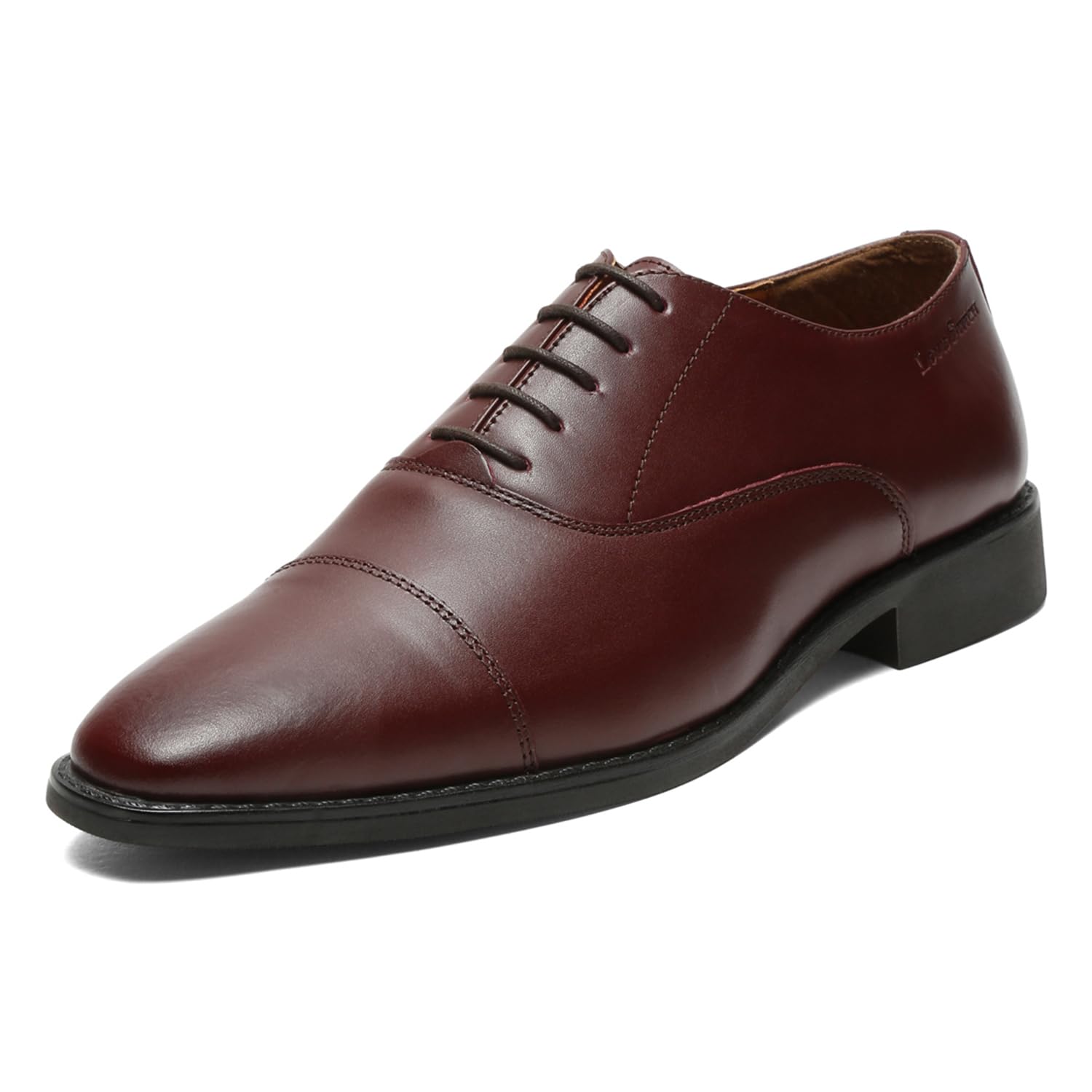 LOUIS STITCH Men's Rosewood Italian Leather Formal Derby Shoes Comfortable Handcrafted Formal Lace Ups for Men (RXCTRW) UK 11 - SaumyasStore